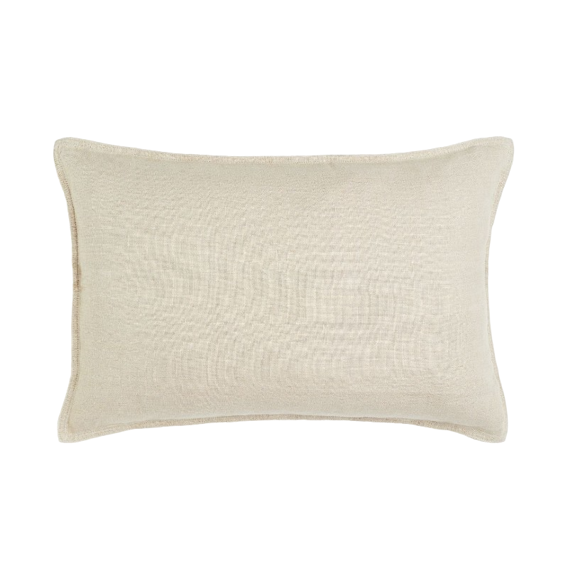 Чехол для декоративной подушки H&M Home Washed Linen, светло-бежевый
