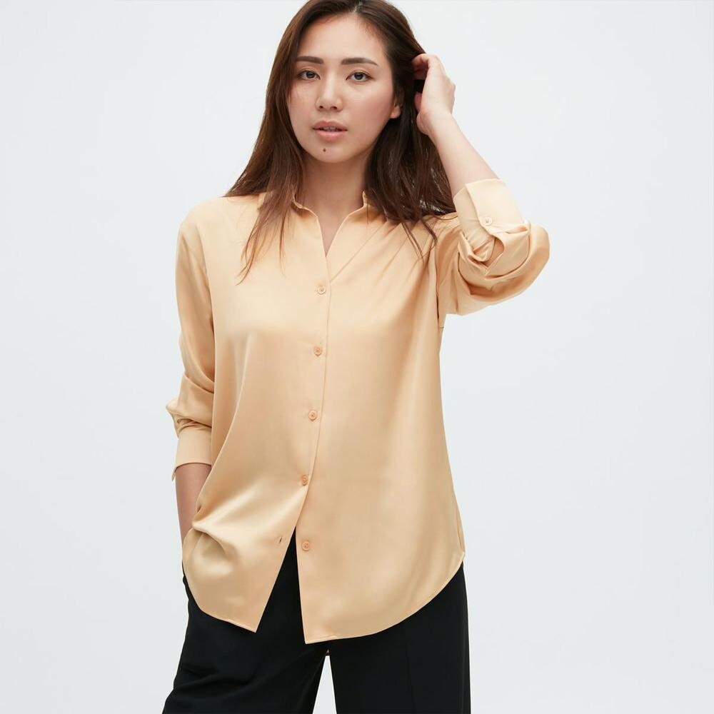 

Рубашка Uniqlo, бежевый