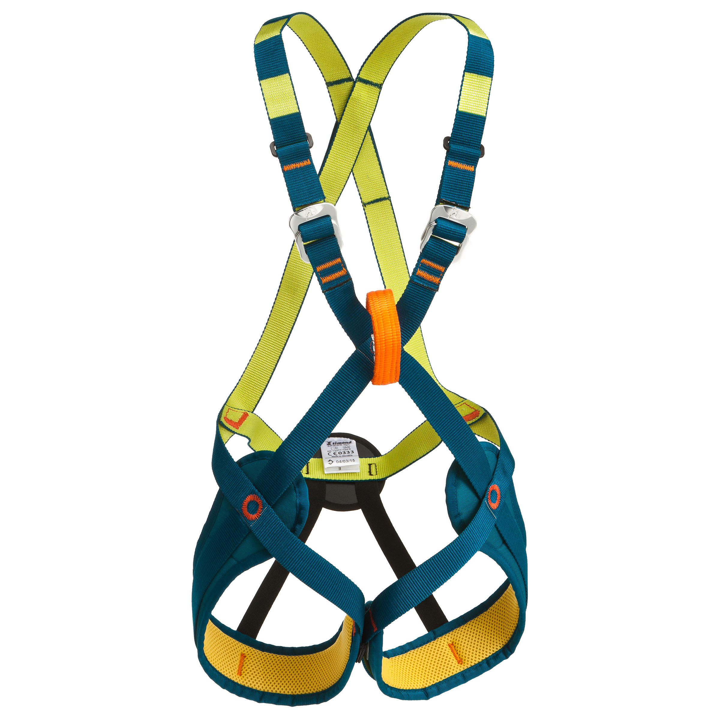 Обвязка Simond для обучения альпинизму SPIDER, желтый / бирюзовый