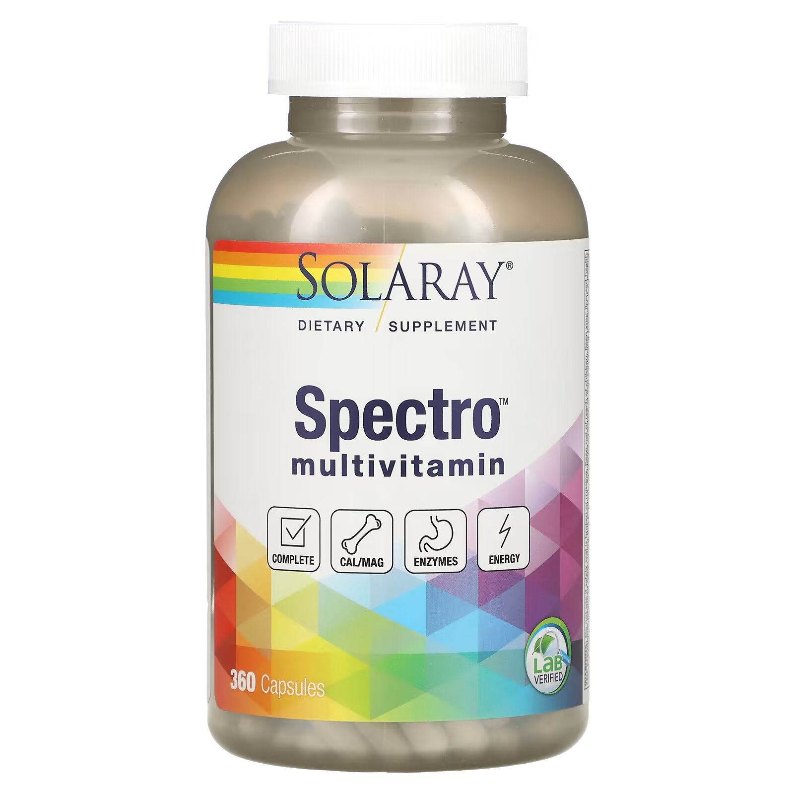 Solaray, Spectro, Мультивитамины, 360 капсул