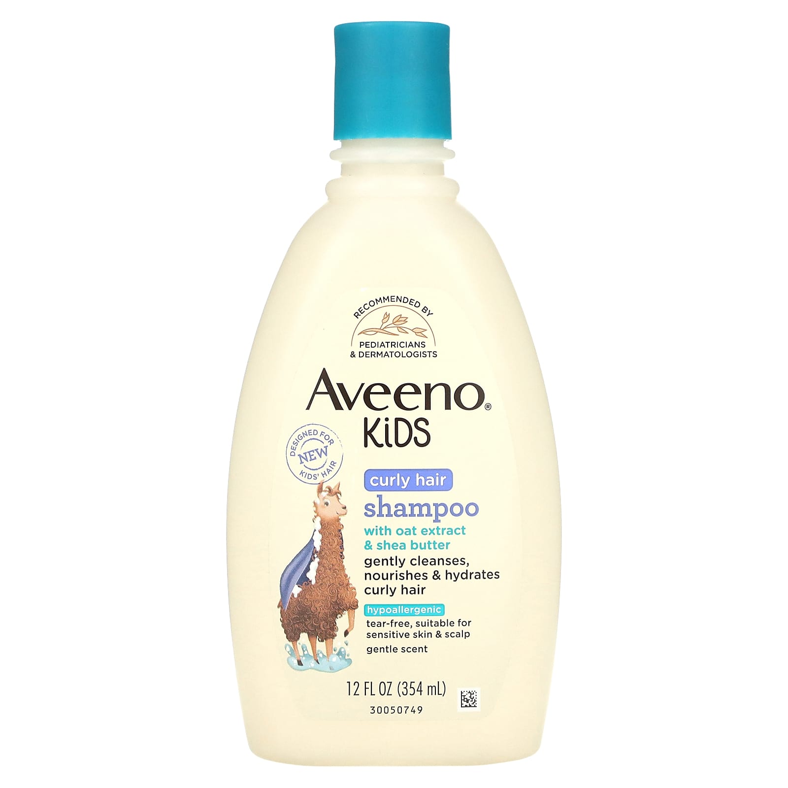 Шампунь Aveeno для вьющихся волос с экстрактом овса и маслом ши, 354 мл