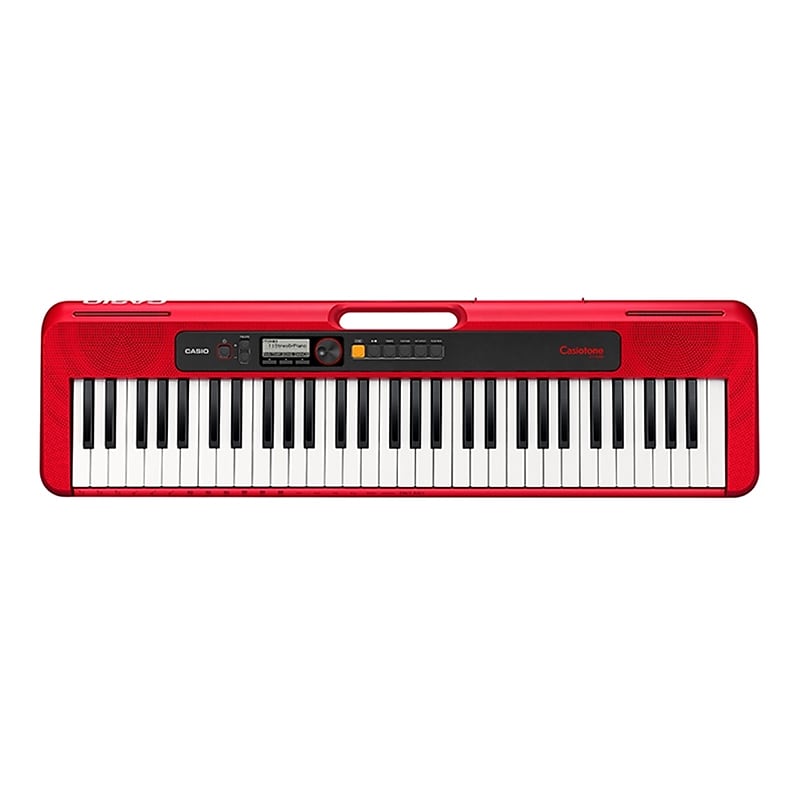 цена Casio CTS200 61-клавишная портативная клавиатура CasioTone — красная CTS200RD