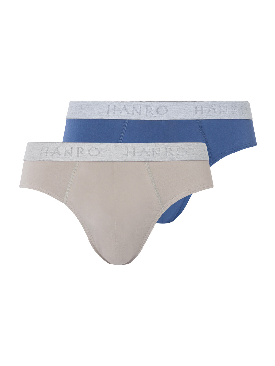 

Трусы Hanro 2er Pack s Cotton Essentials, цвет slate blue/mid grey