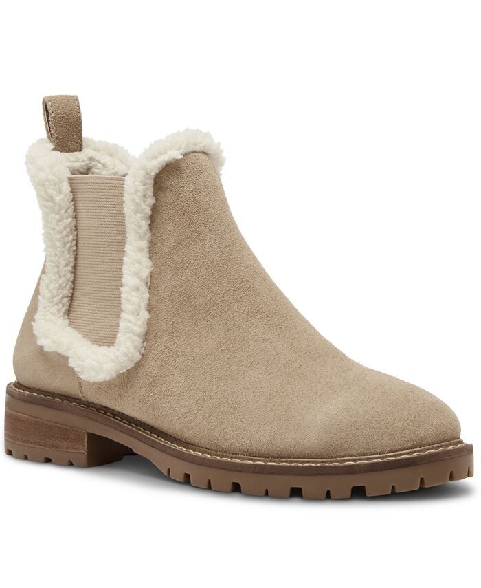 

Женские ботильоны челси Leopold-F без застежки Steve Madden, тан/бежевый