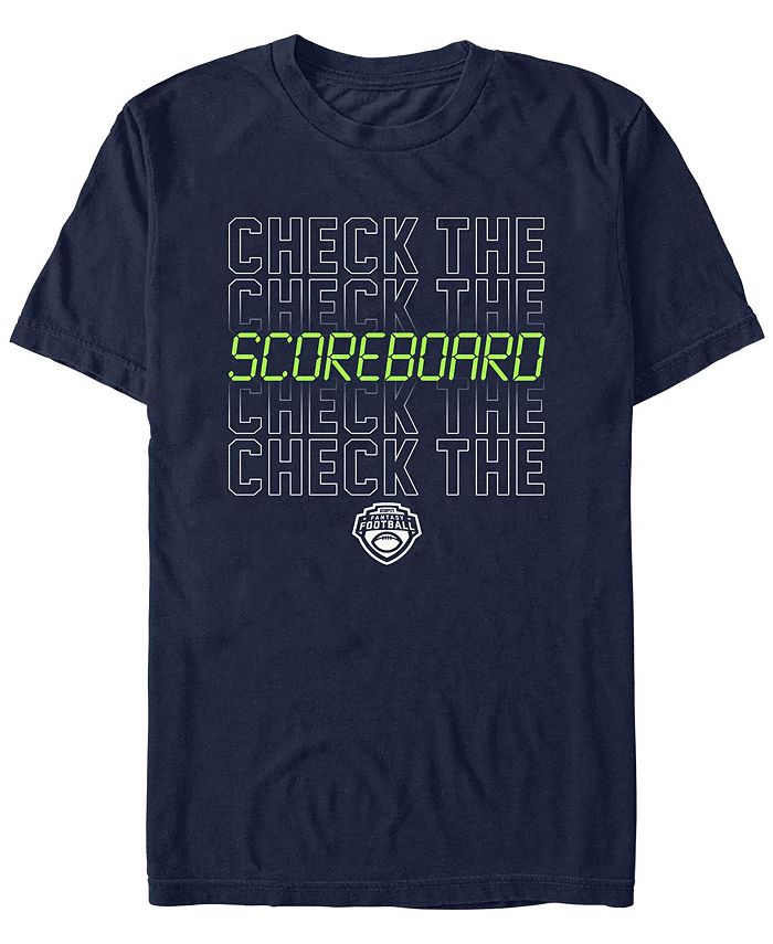 Мужская футболка с короткими рукавами в клетку ESPN X Games Check The Scoreboard Fifth Sun, синий
