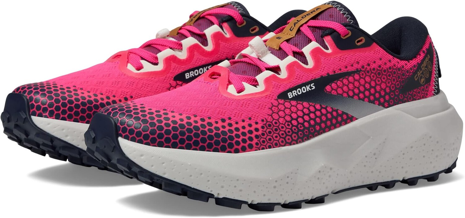 

Кроссовки Caldera 6 Brooks, цвет Pink Glo/Peacoat/Marshmallow