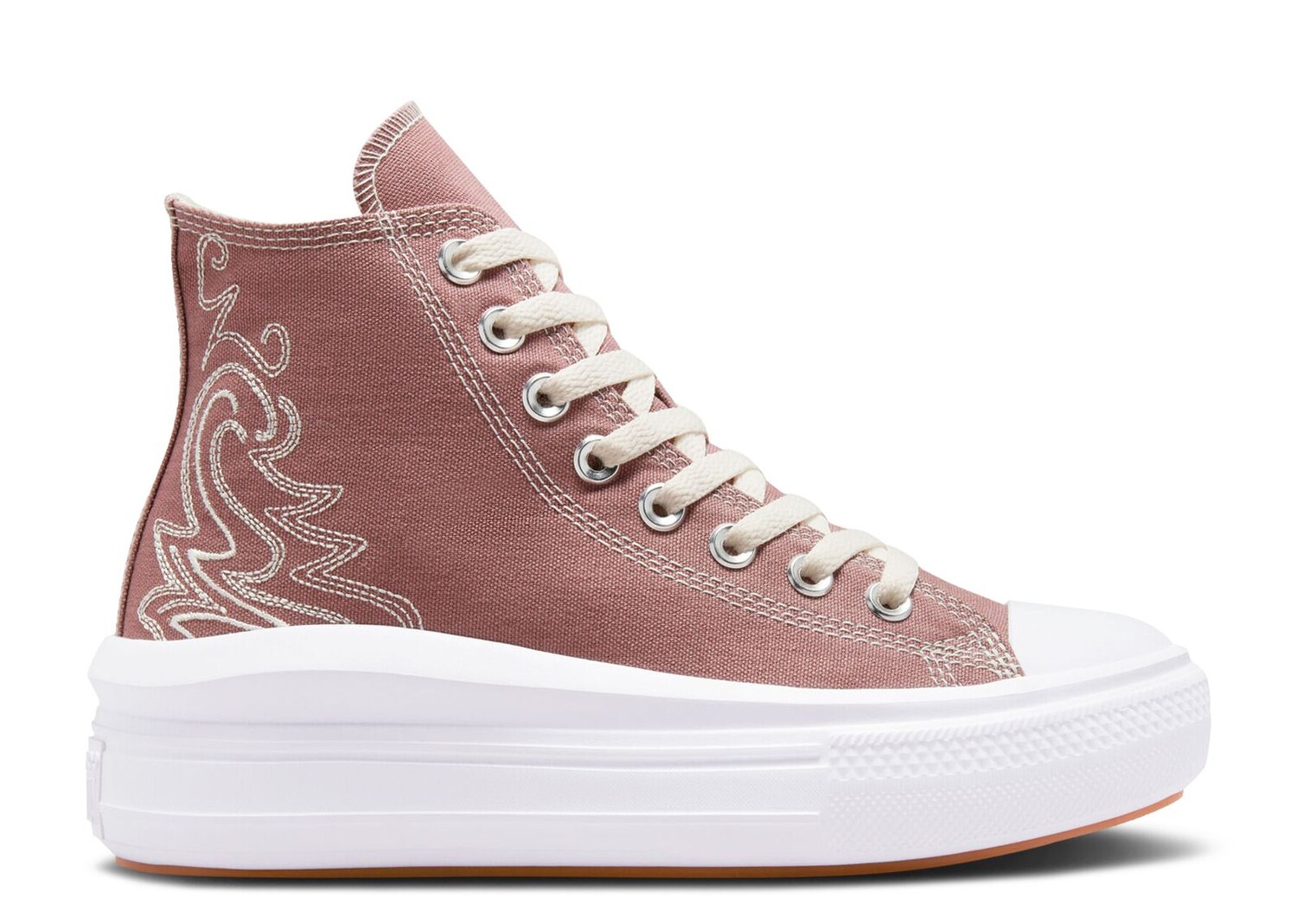 

Кроссовки Converse Wmns Chuck Taylor All Star Move Platform High 'Western Embroidery', розовый