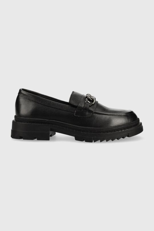 

Кожаные мокасины Answear Lab, черный
