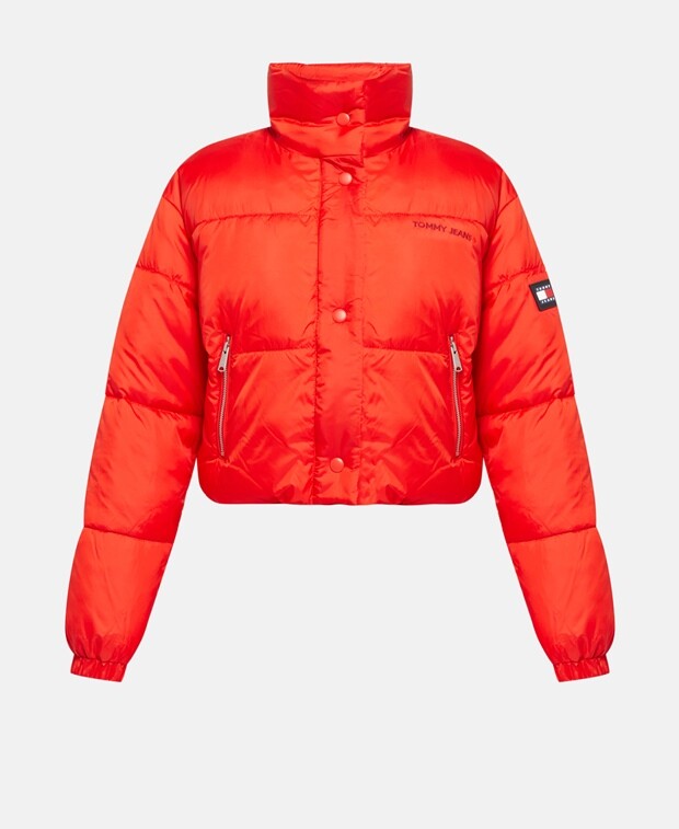 

Зимняя куртка Tommy Jeans, светло-красный