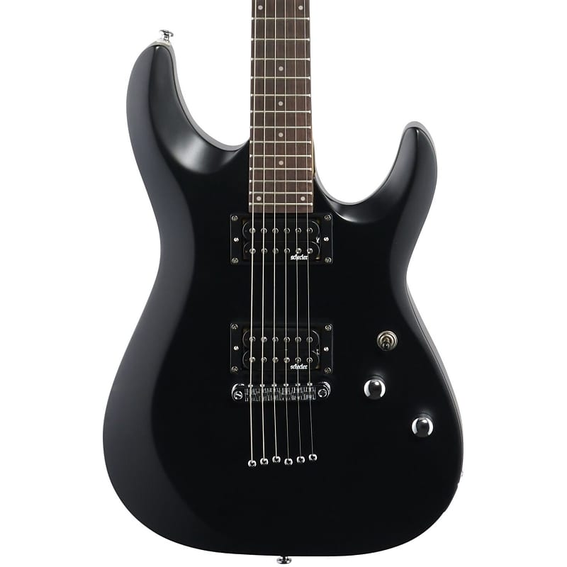 цена Электрогитара Schecter C-6 Deluxe Electric Guitar, Satin Black