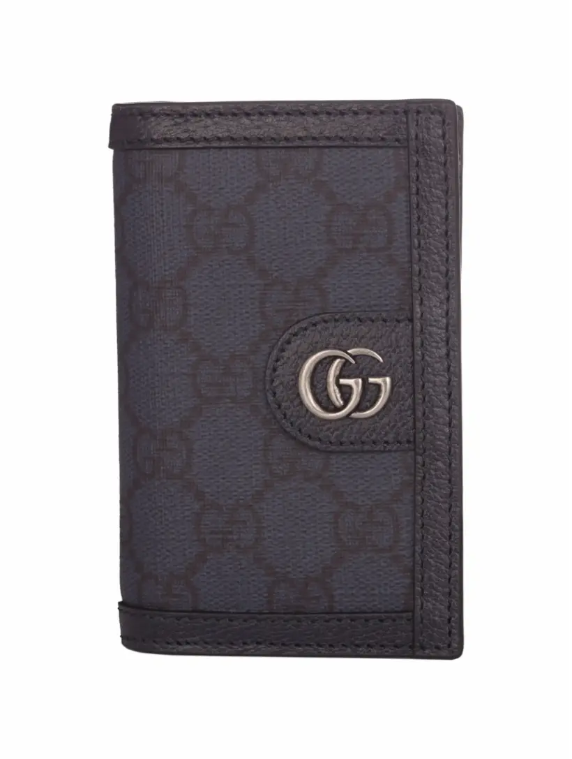 

Кожаная визитница Ophidia GG Gucci, тёмно-синий