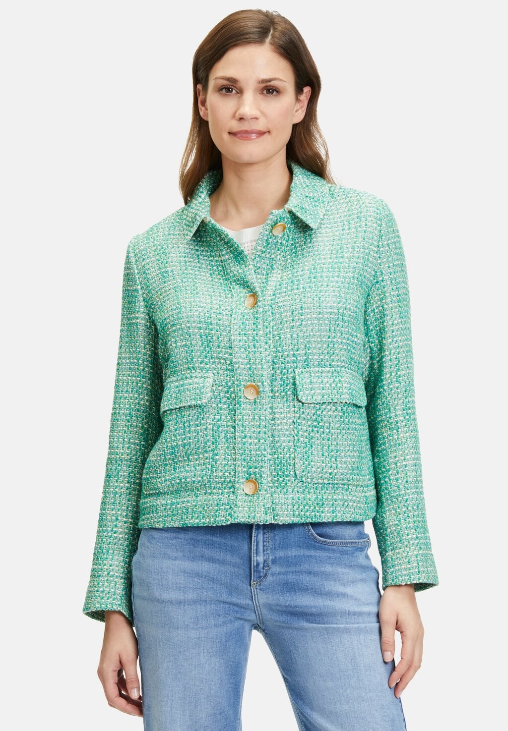 

Куртка TWEED MIT TASCHEN Cartoon, цвет green cream