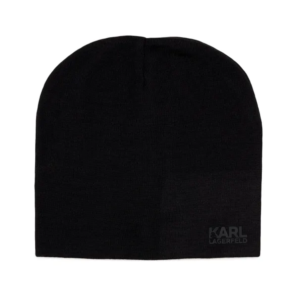 

Шапка-Бини с добавлением шерсти Karl Lagerfeld, черный