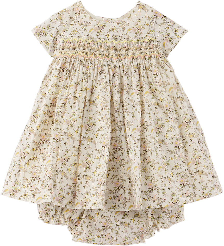

Baby White Maruska Платье и шаровары Натуральный белый Bonpoint