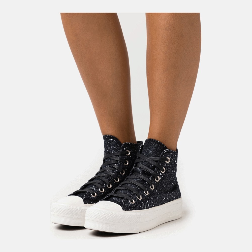 

Кроссовки Converse Chuck Taylor All Star Lift, black/pure silver/vintage white