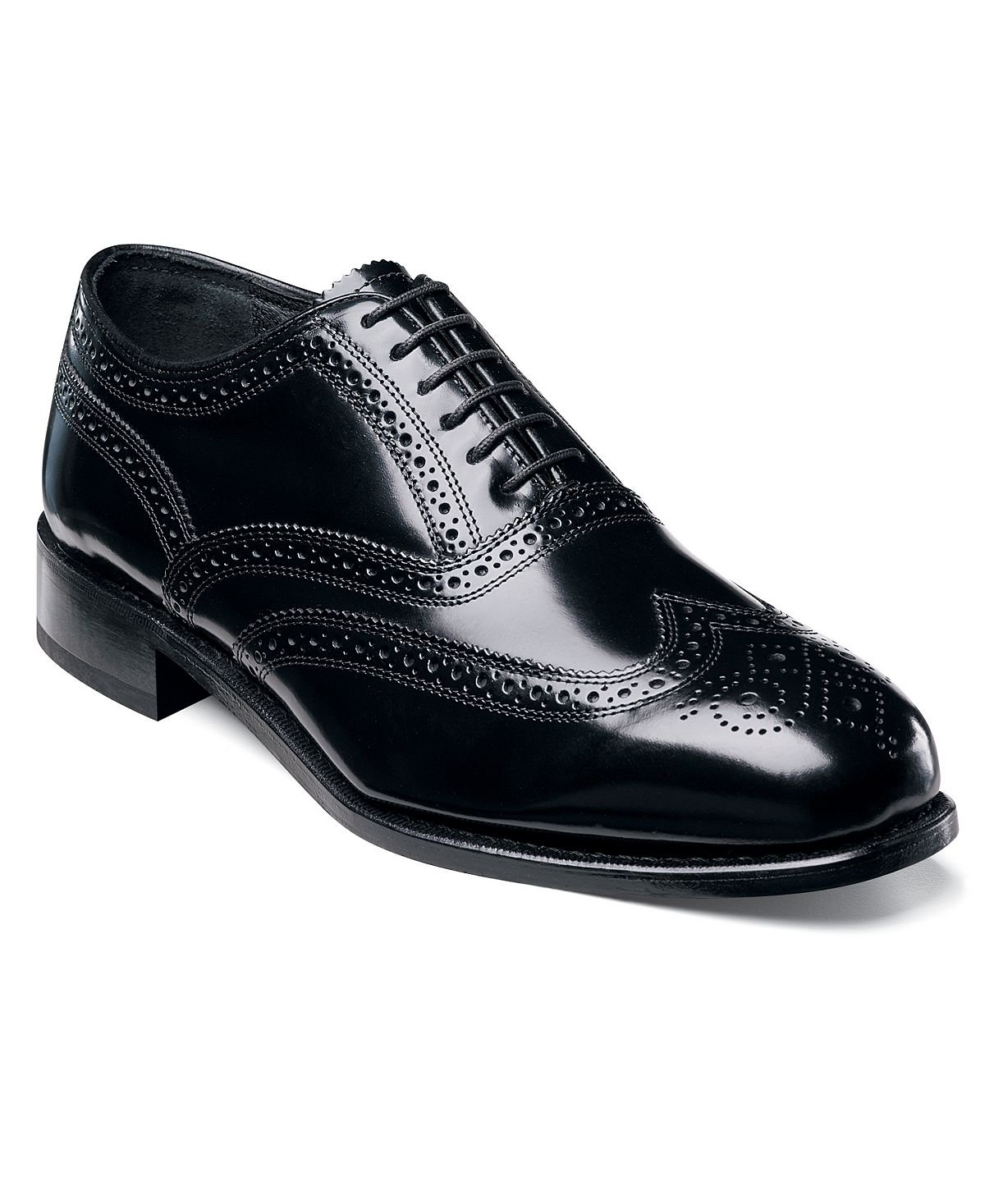 Мужские оксфорды lexington wing-tip Florsheim, черный - фото