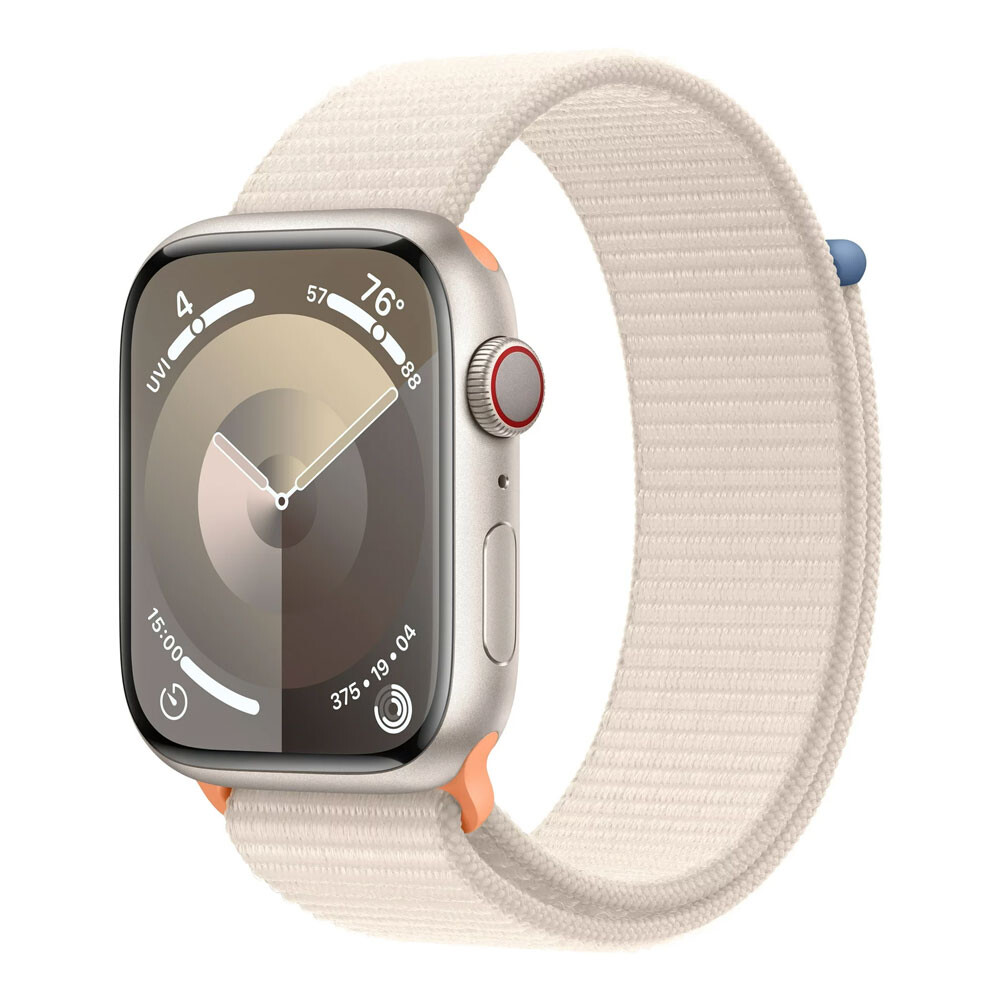 

Умные часы Apple Watch Series 9 (GPS + Cellular), 45мм, Starlight Aluminum Case/Starlight Sport Loop - Onesize, Бежевый, Умные часы Apple Watch Series 9 (GPS + Cellular), 45мм, Starlight Aluminum Case/Starlight Sport Loop - Onesize