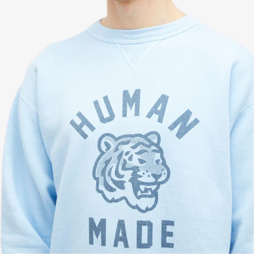 Human Made Толстовка с тигром tsuriami, синий худи human made heart tsuriami желтый