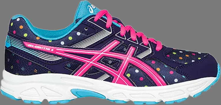 

Кроссовки gel contend 3 gs 'indigo blue' Asics, синий
