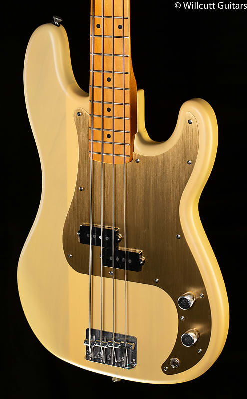 цена Squier 40th Anniversary Precision Bass Vintage Edition Satin Vintage Blonde (799) Squier 40th Anniversary Precision Bass Edition Satin (799)