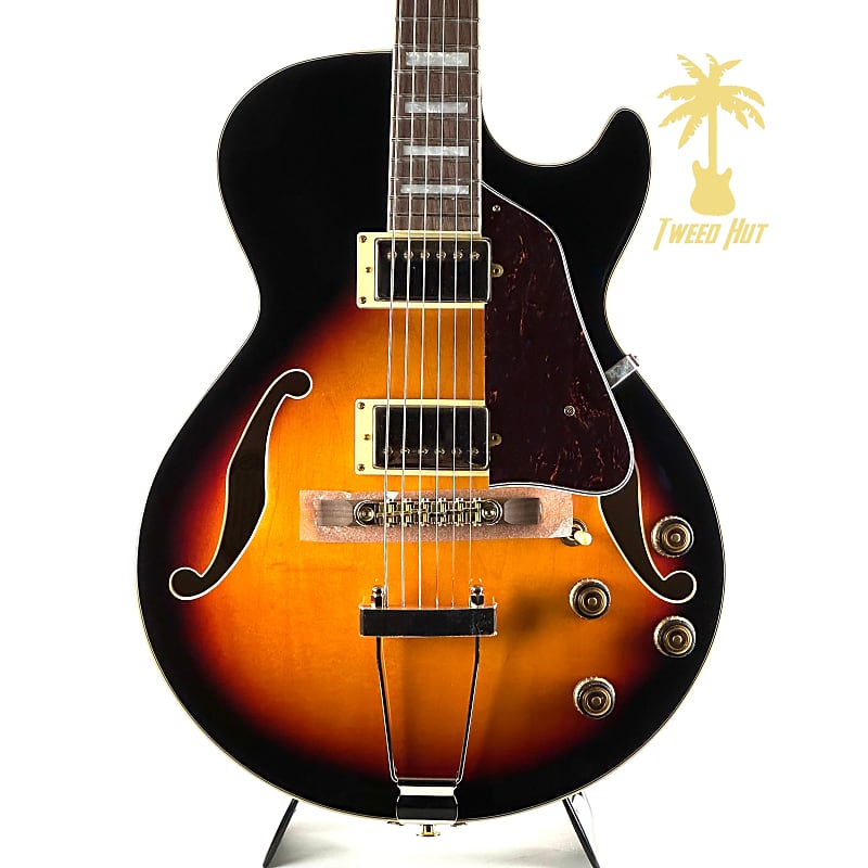 Электрогитара Ibanez Artcore AG75G с полым корпусом, цвет коричневый Sunburst Artcore AG75G Hollowbody Electric Guitar - Brown Sunburst