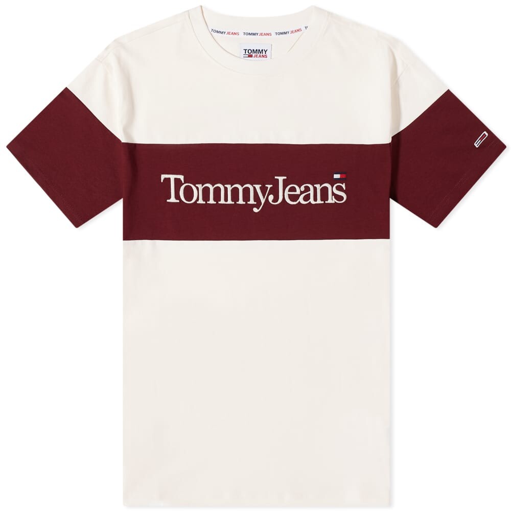 

Футболка Classic Linear Block с засечками Tommy Jeans