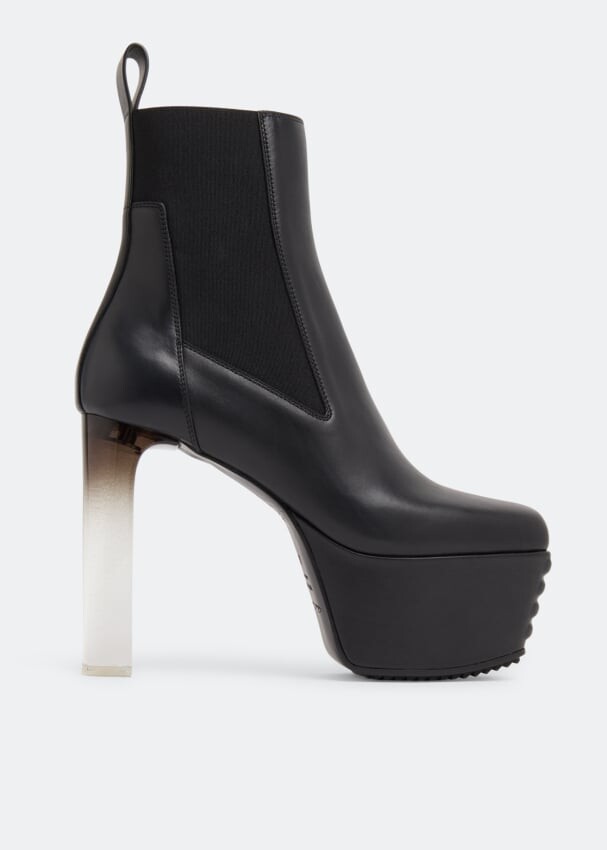 

Ботинки RICK OWENS Minimal Grill Beatle boots, черный