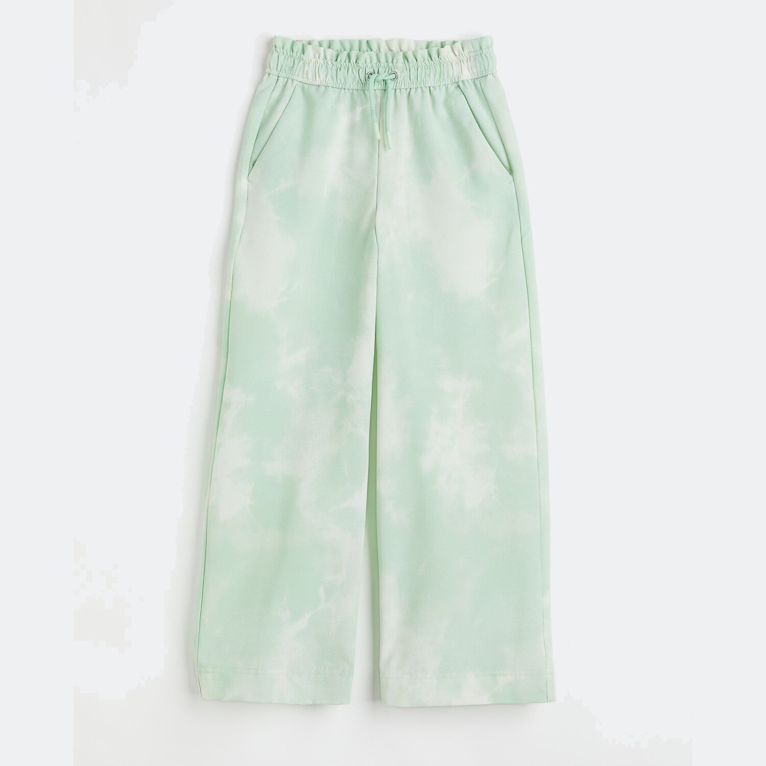 

Широкие брюки H&M Tie-Dye, светло-зеленый