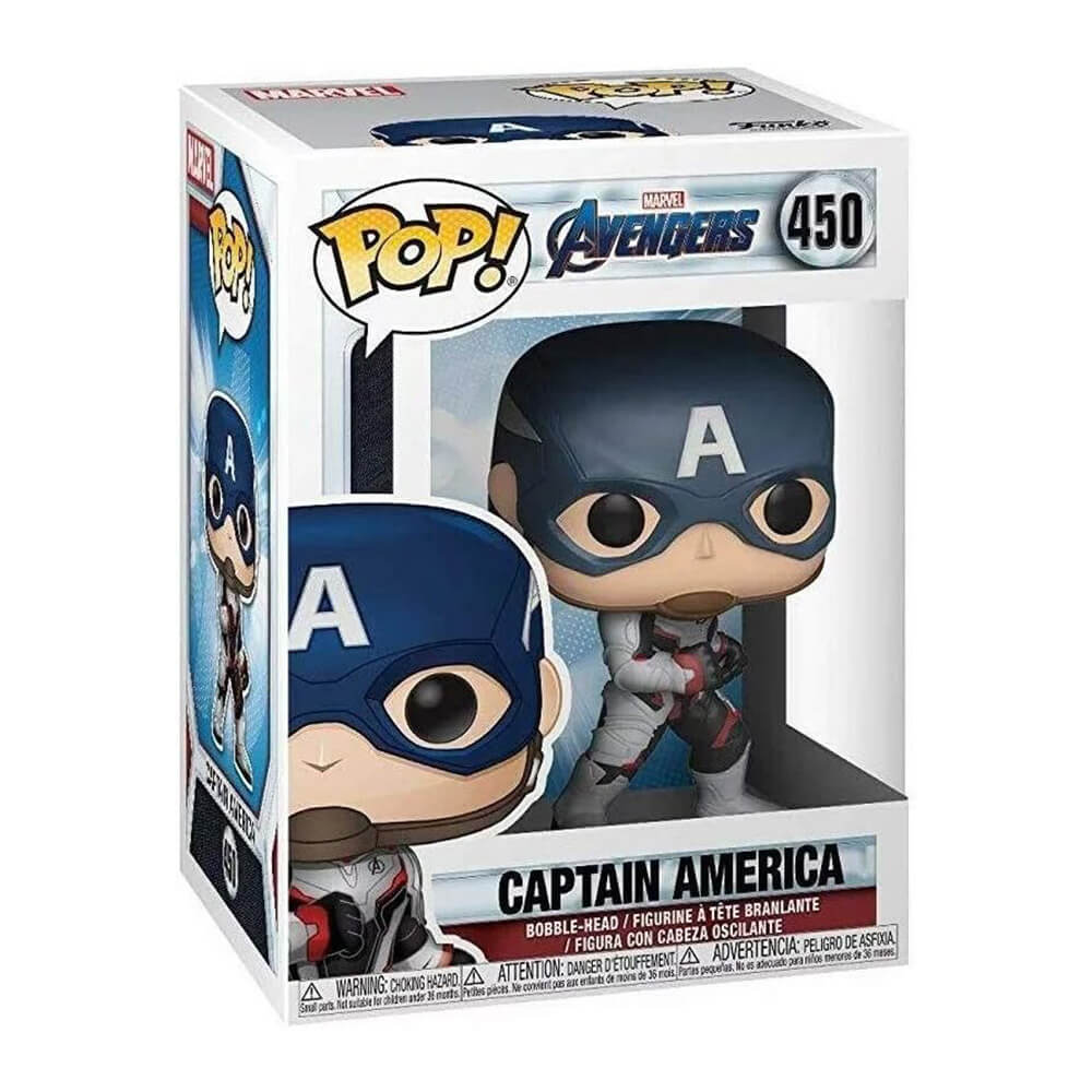 Фигурка Funko POP! Marvel: Avengers Endgame - Captain America фигурка funko pop avengers marvel endgame w2 hulk blue chrome