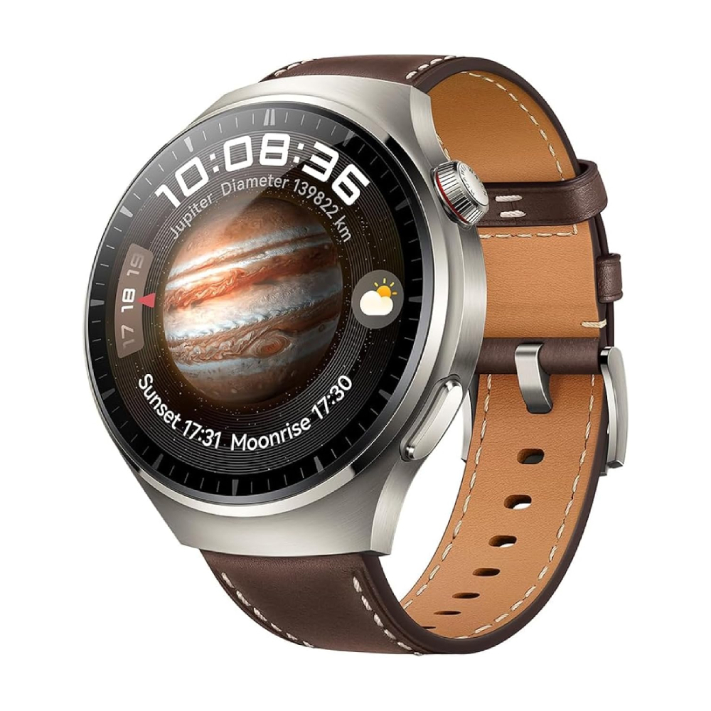 Умные часы Huawei Watch GT 4 Pro, 48 мм, Wi-Fi, серебристый/коричневый умные часы huawei watch 4 46 мм wi fi черный