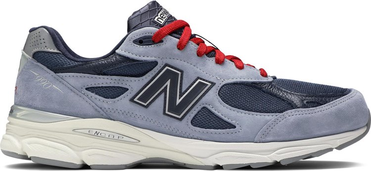 Лимитированные кроссовки New Balance No Vacancy Inn x 990v3 Made in USA 'Water and WiFi', серый - фото