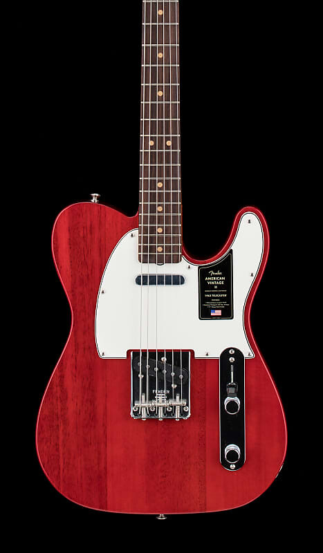 

Fender American Vintage II 1963 Telecaster — темно-красный прозрачный #11336