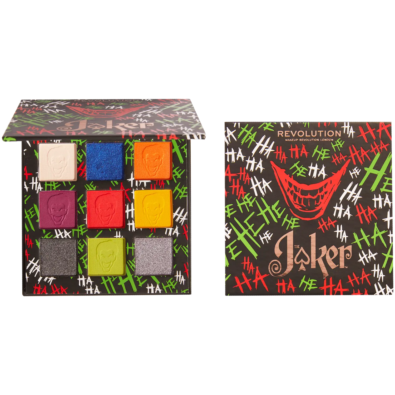 

Revolution Makeup X Joker Why So Serious DC Comics палетка теней для век, 9 г