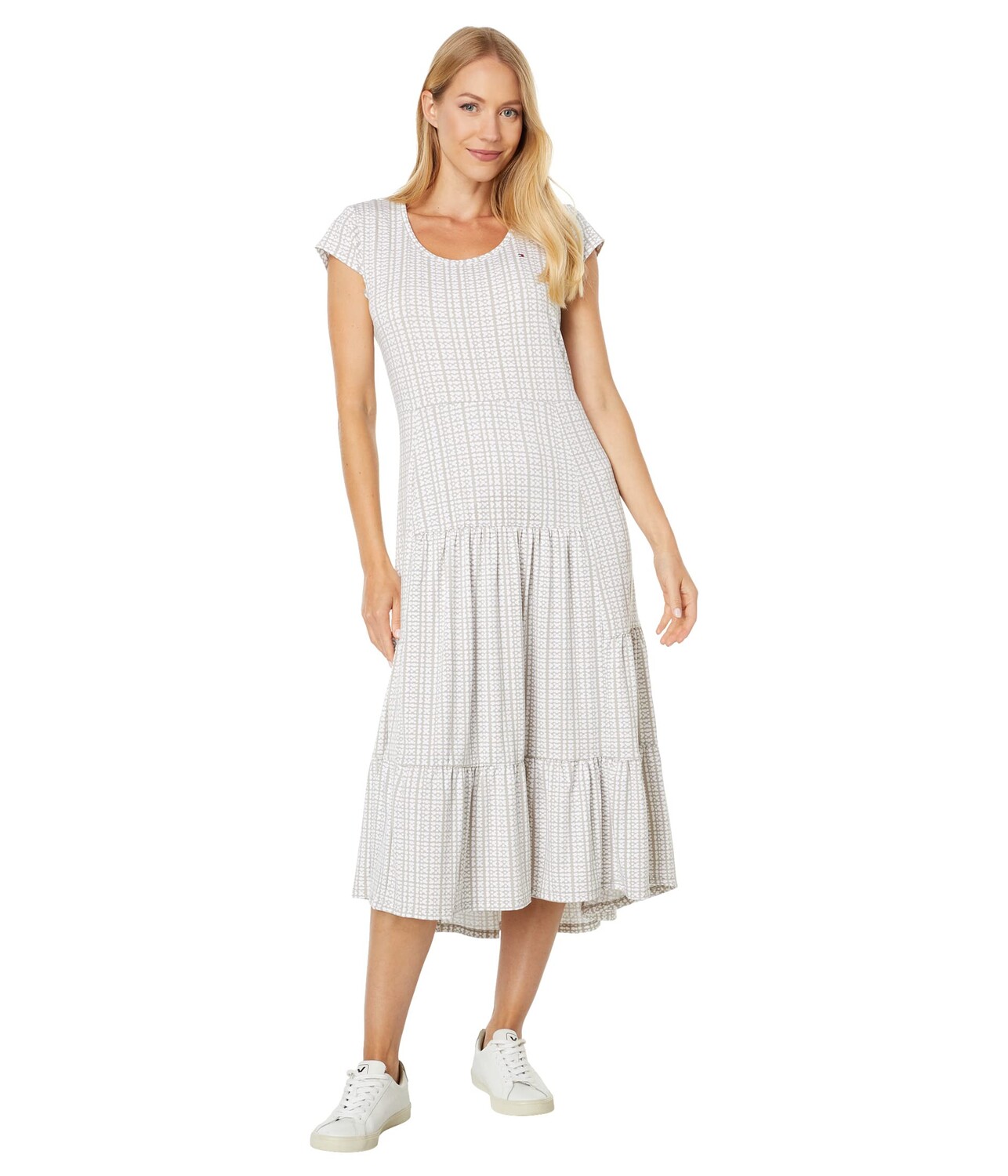 

Платье Tommy Hilfiger, Pueblo Dot Tiered Dress