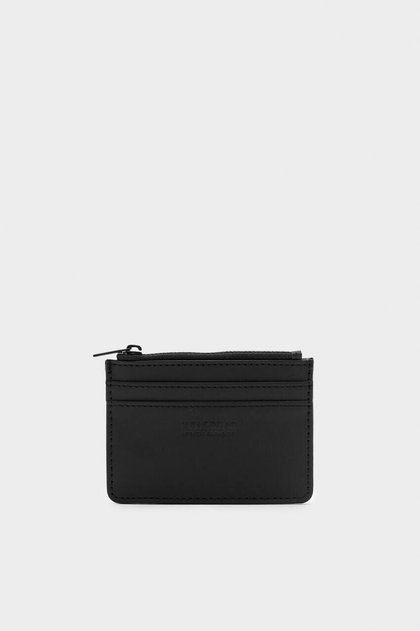 

Базовый картхолдер на молнии Pull&Bear, черный