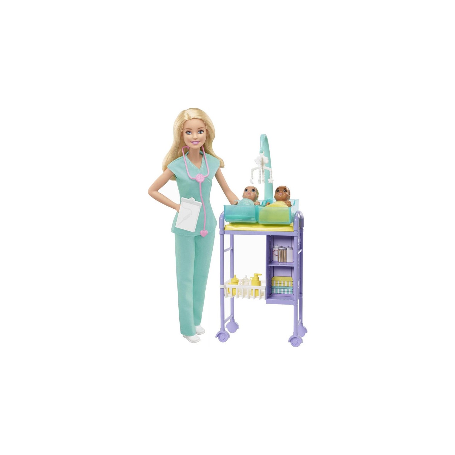 Кукла Barbie акушерка DHB63 GKH23 игровой набор barbie профессии 29 см dhb63 детский врач 4