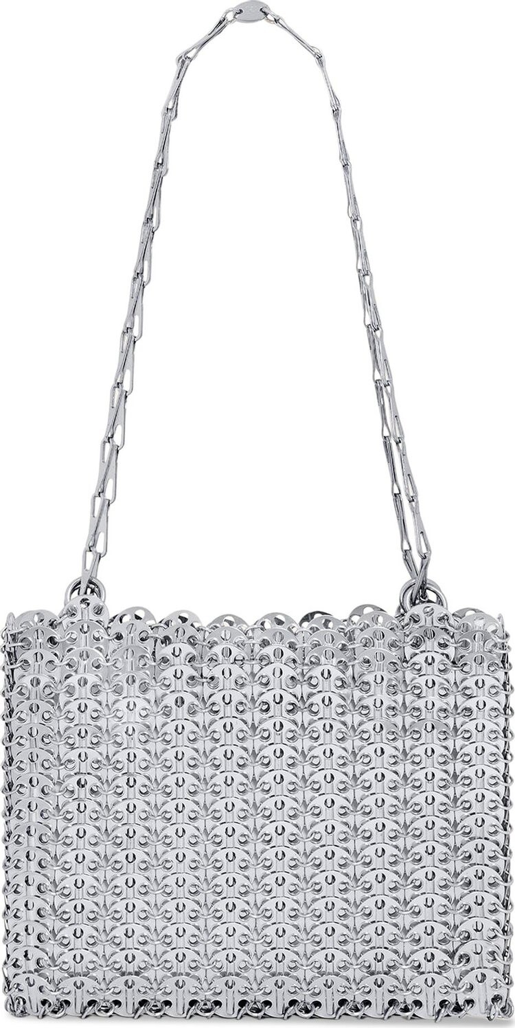 

Сумка Paco Rabanne 1969 Chainmail Shoulder Bag Silver, серебряный