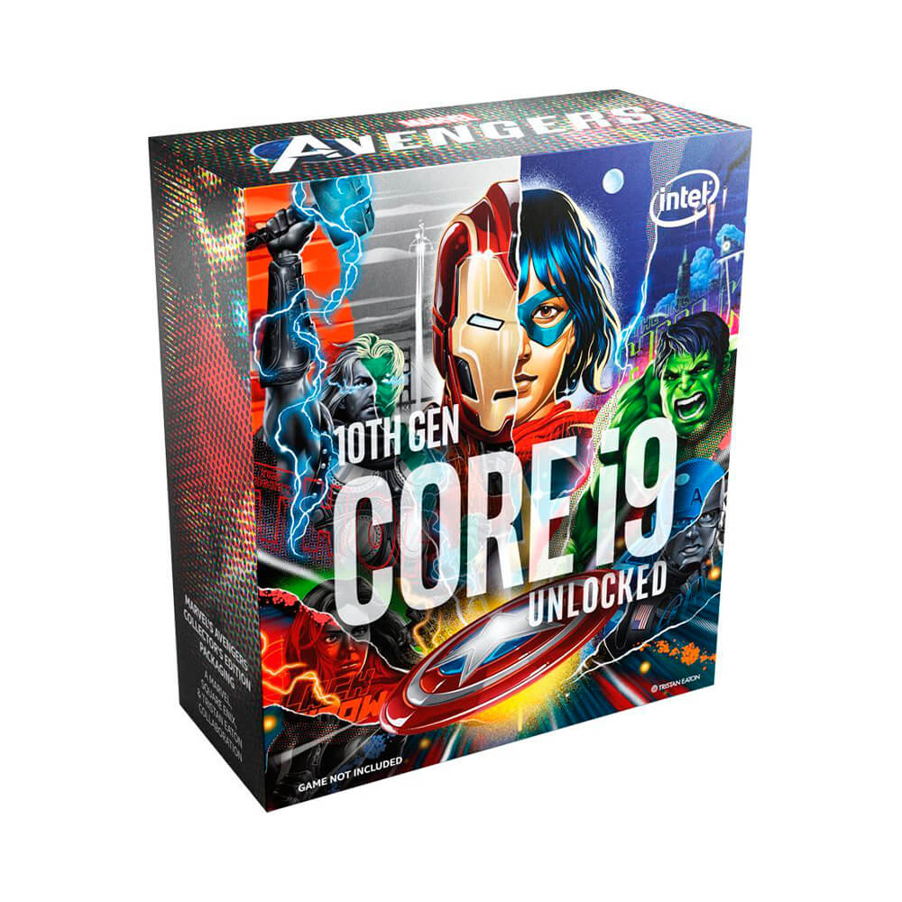 Процессор Intel Core i9-10850K Marvels Avengers Collectors Edition BOX (без кулера) процессор intel core i7 10700k marvel s avengers collector s edition box без кулера