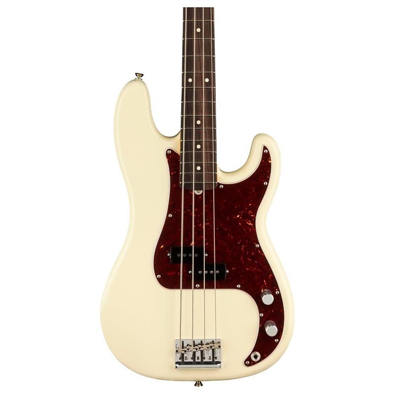 Бас-гитара Fender American Professional II Precision, олимпийский белый цвет с жестким футляром American Professional II Precision Bass синтезаторы novation bass station ii