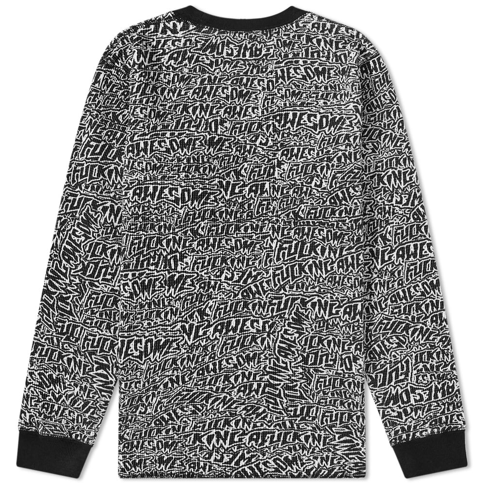 

Футболка f*cking Awesome Long Sleeve Sticker Stamp Thermal Tee, Серый