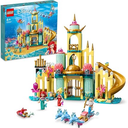 

Конструктор Lego 43207 Disney подводный замок Ариэль