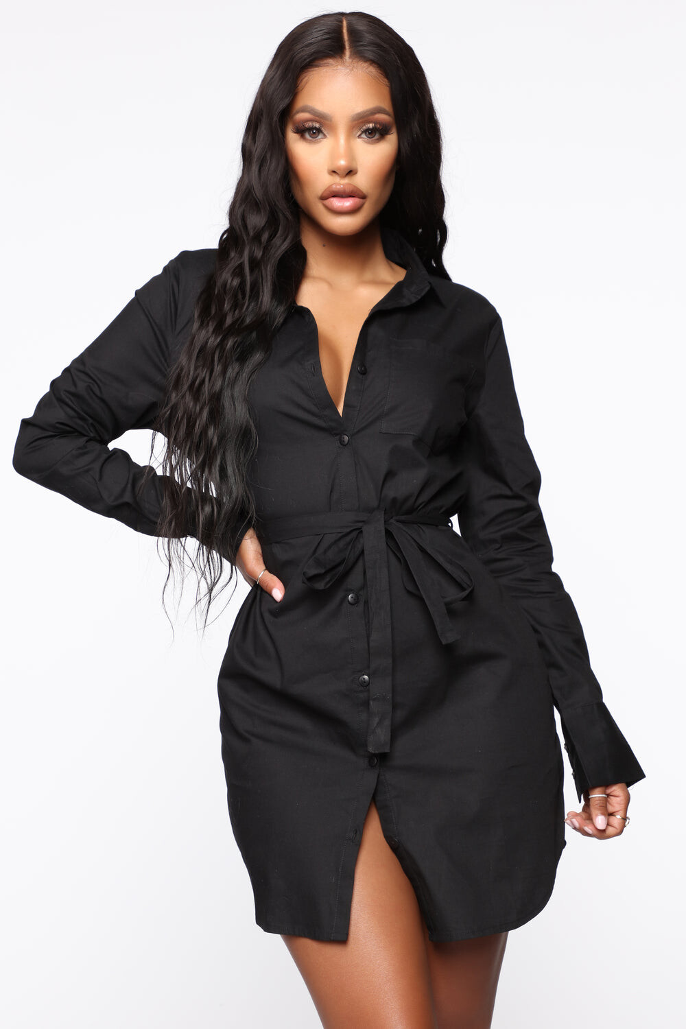 

Платье Fashion Nova B7817SOLID, черный