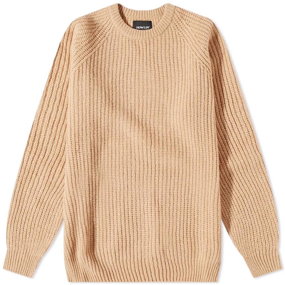 

Джемпер Howlin' Raw Knit Rib Crew Knit, Коричневый