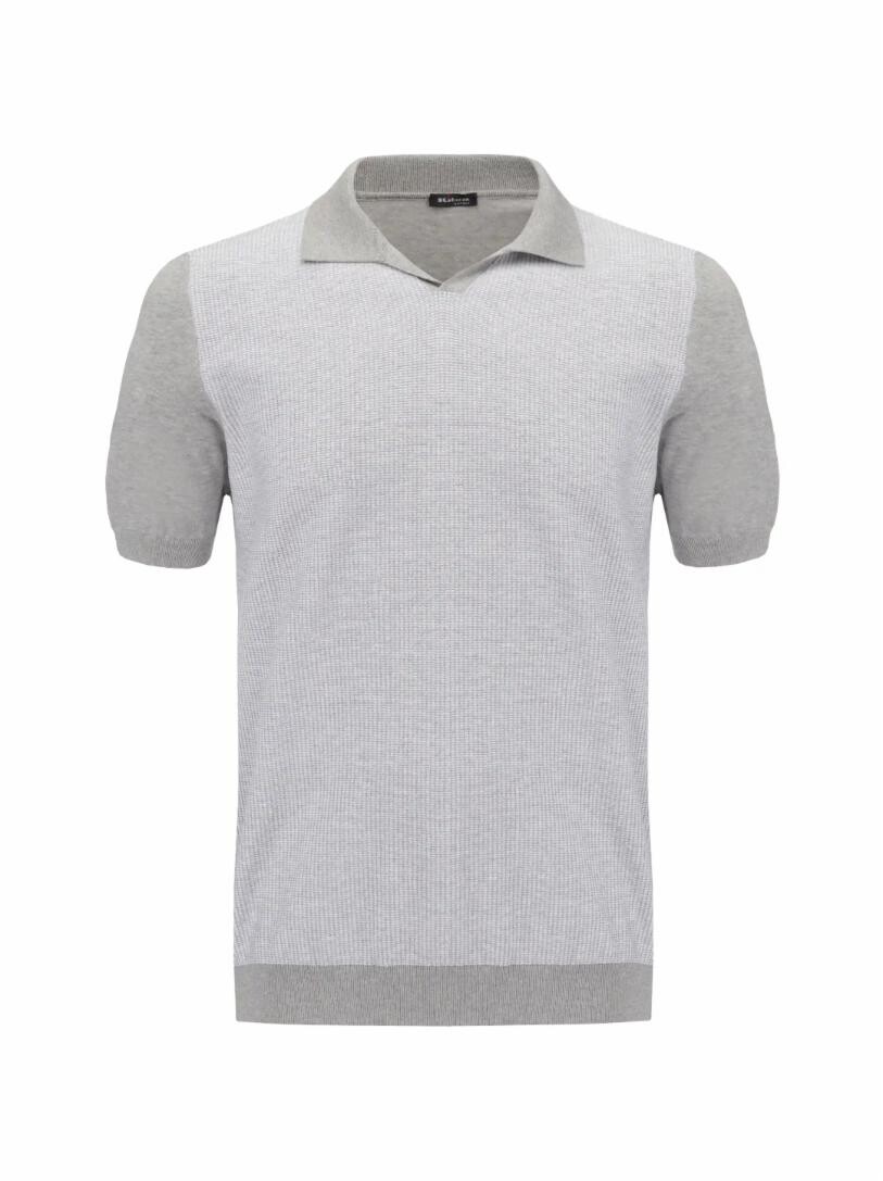 

Хлопковое поло Kiton, Серый