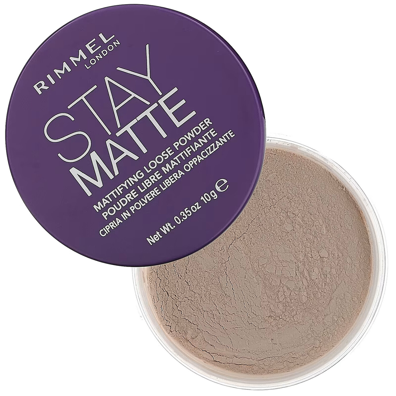 

Матирующая рассыпчатая пудра Rimmel London Stay Matte оттенок 001 прозрачный, 10 г