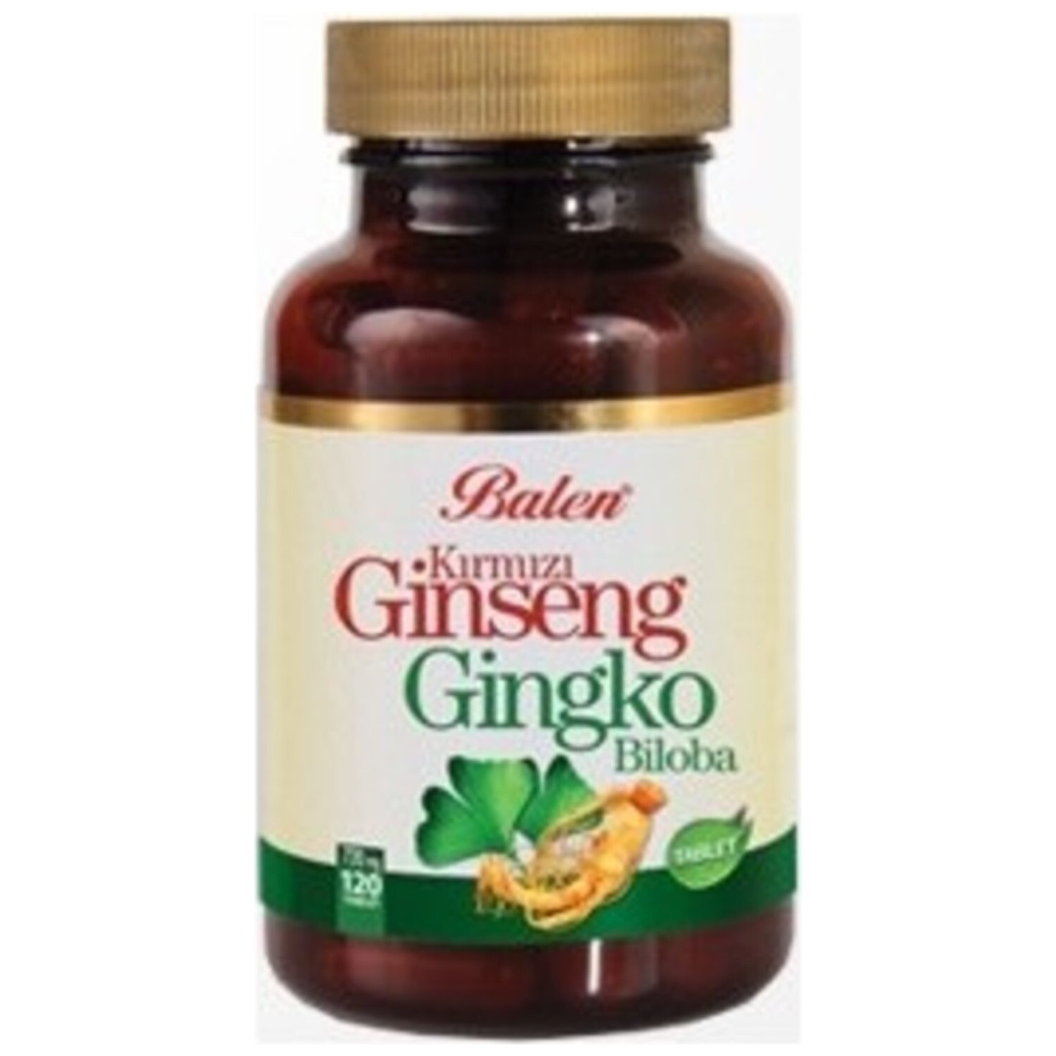 

Balen Red Ginseng Gingko Biloba 720 Mg 120 Tablet 3 Box