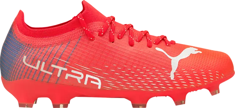 

Бутсы Puma Ultra 2.3 FG AG Jr Sunblaze, красный