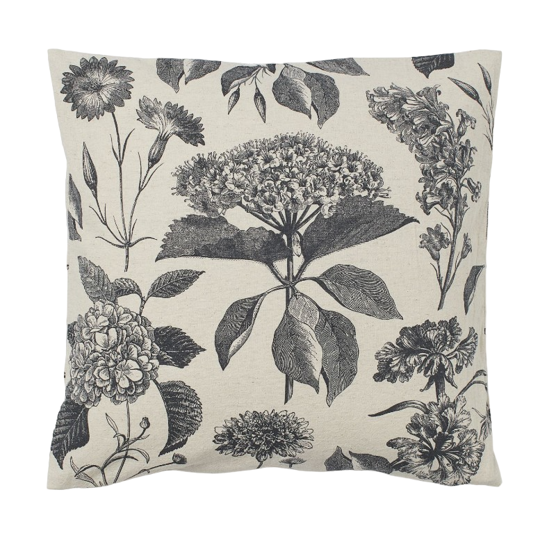 Чехол для декоративной подушки H&M Home Patterned, темно-серый