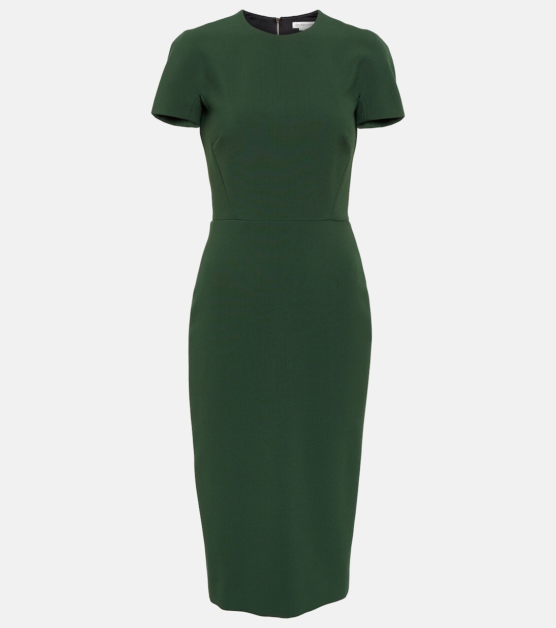 

Платье миди из джерси Victoria Beckham, зеленый