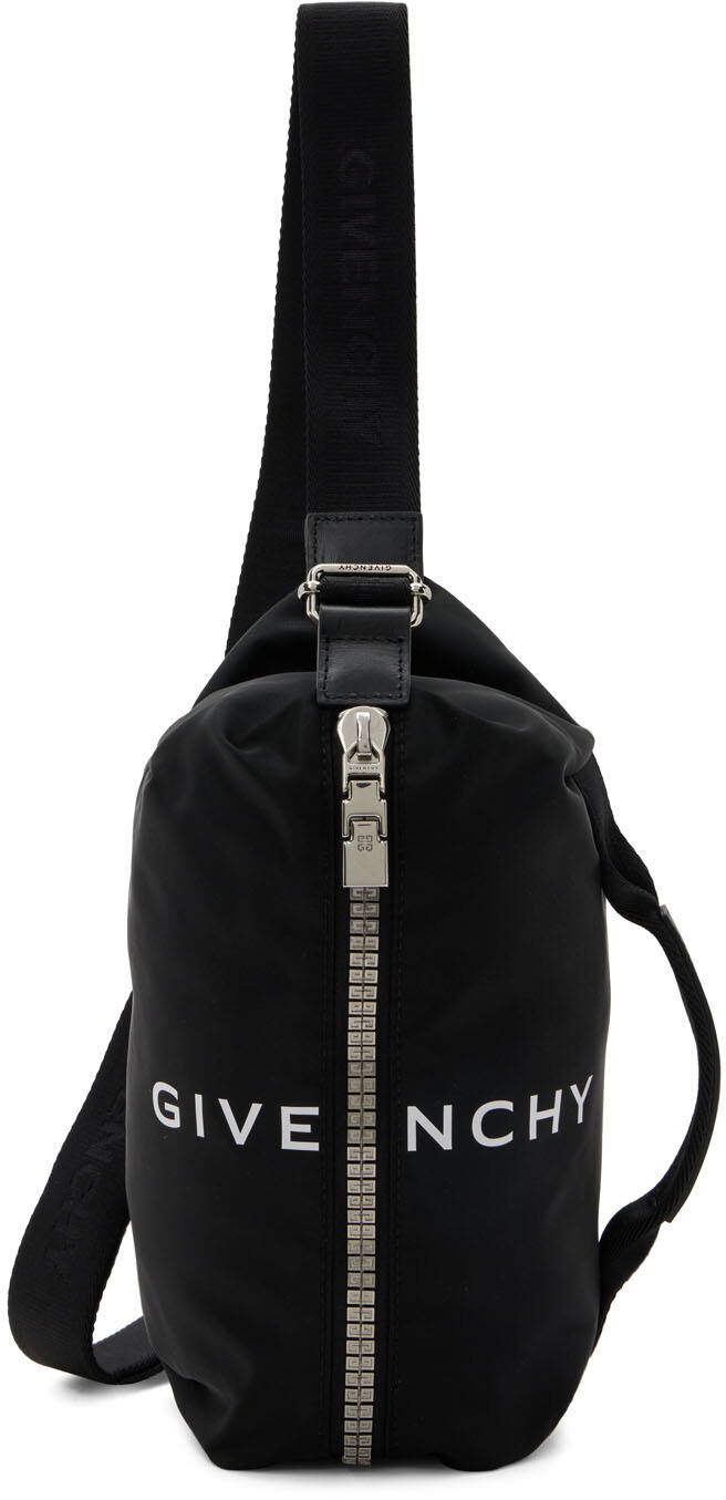 

Черная поясная сумка с G-молнией Givenchy